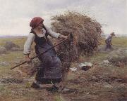 Julien  Dupre The Hay Gatherer china oil painting artist